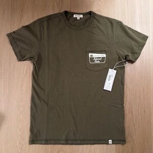 Universal Olive Pocket Logo T-Shirt